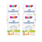 HiPP HA 1 COMBIOTIK Infant Formula Family Value Pack 2400g 4 × 600 g | From Birth | Hydrolyzed Protein | Natural Lactic Cultures, GOS & DHA