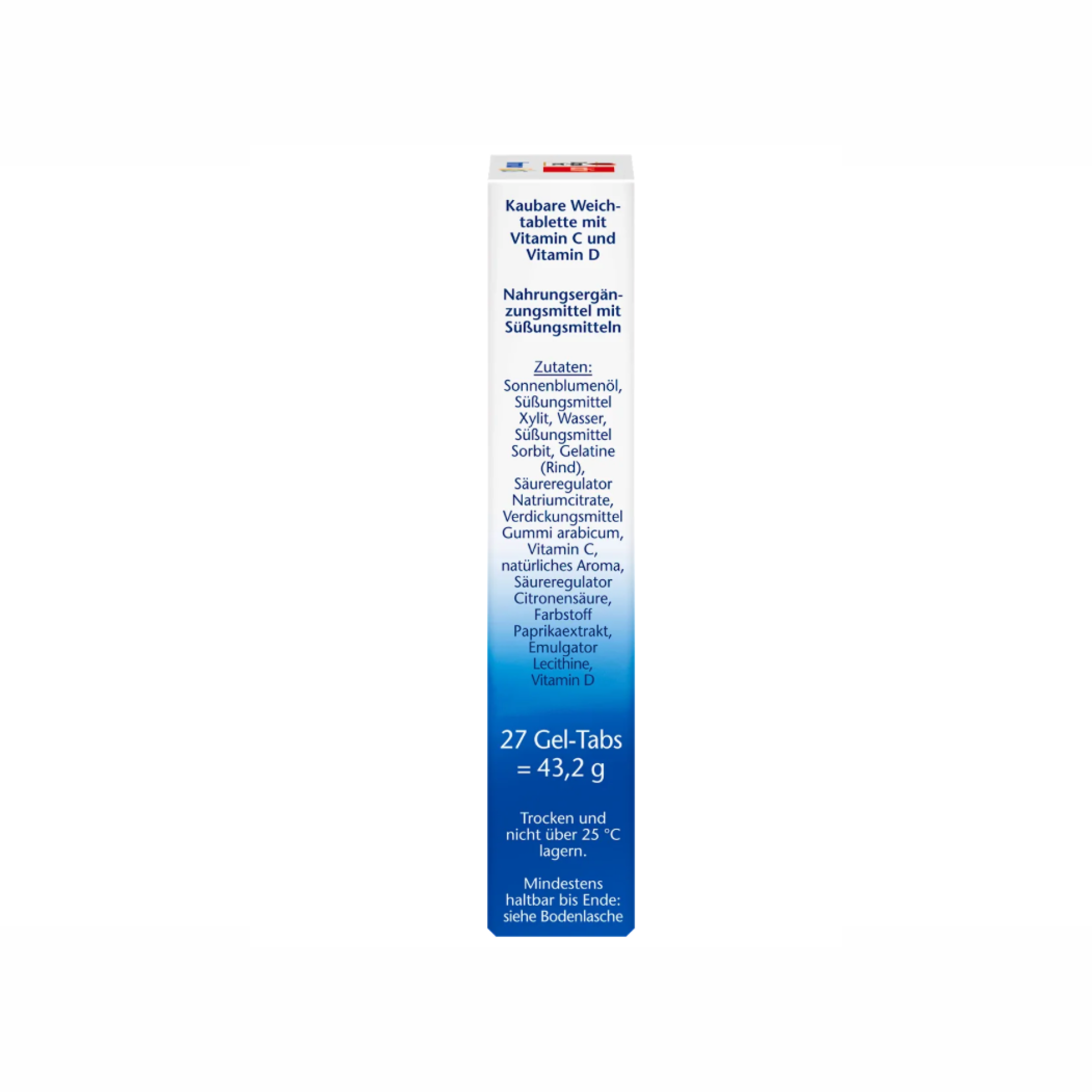 Doppelherz Immun Kids Gel Tabs – 27 Count | Vitamin C + D3 Immune Support for Children