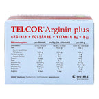 Telcor Arginin Plus 240 Film-Coated Tablets | Premium L-Arginine + Vitamin B6, B12 & Folic Acid | Vascular & Energy Nutritional Support | Vegan Made in Germany PZN 03104757