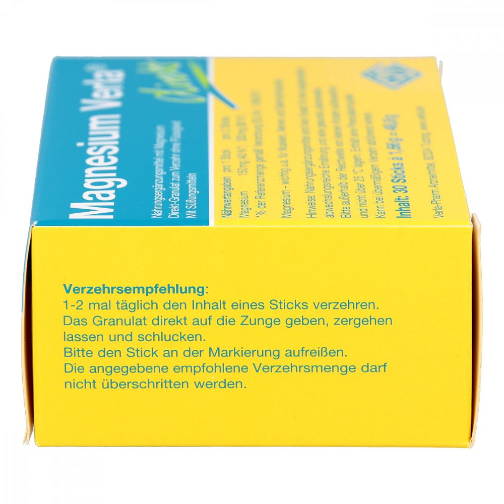 Verla 镁直接颗粒覆盆子，30 粒 PZN 07396685