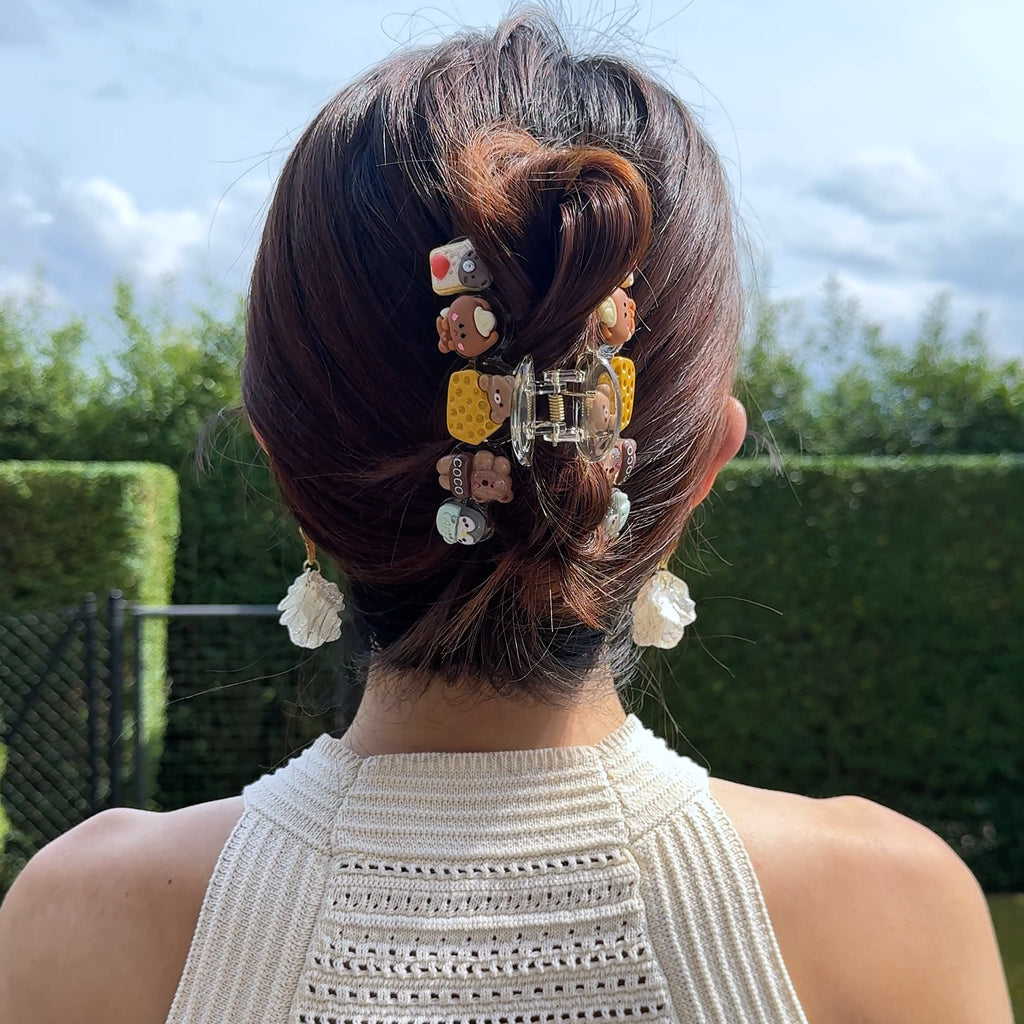 Playful hair clip in a sweet style