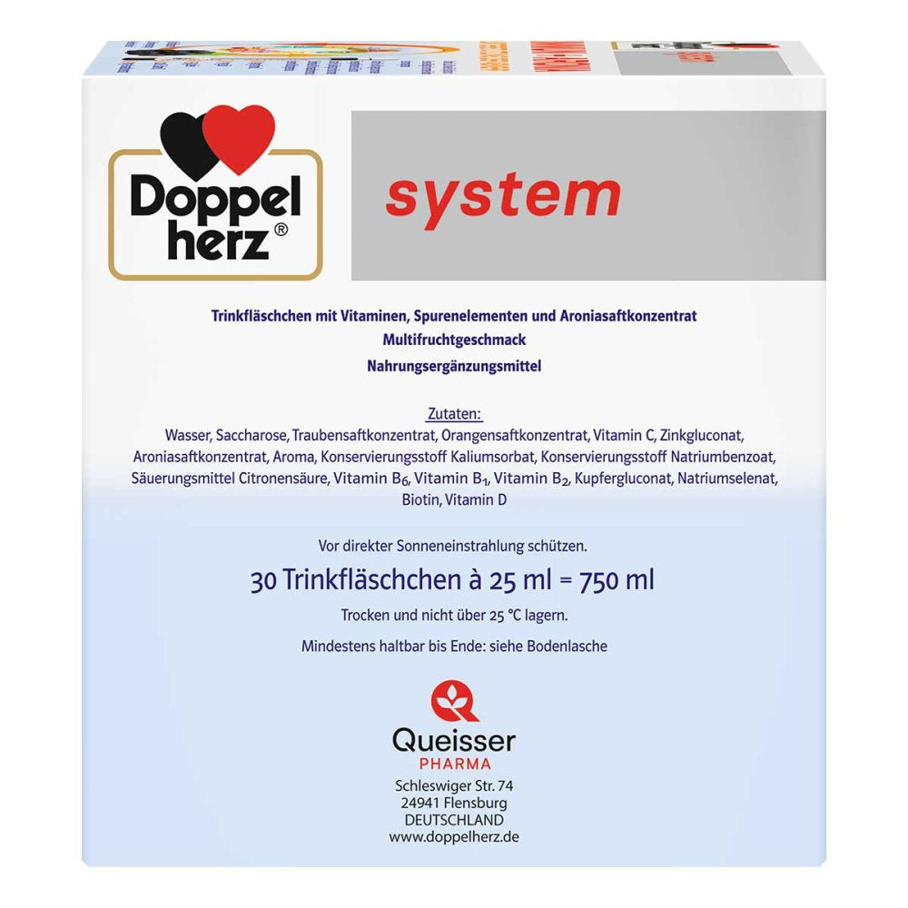 Doppelherz 系统 Immun+Aronia 安瓿瓶，30 支 PZN 10518152