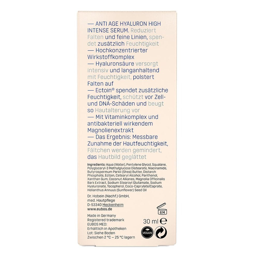 Eubos Hyaluron high intense serum, 30 ml PZN 13969524