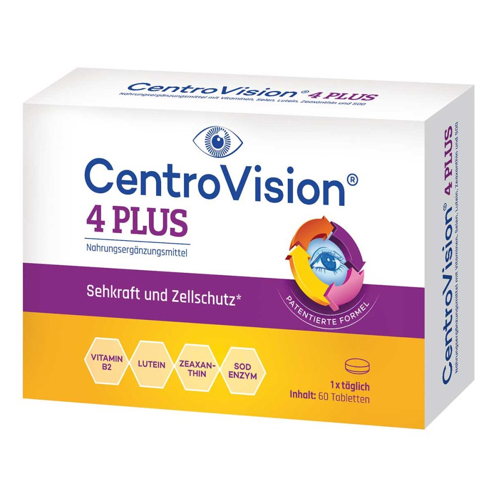 Centrovision 4 Plus 平板电脑，60 片 PZN 16665782