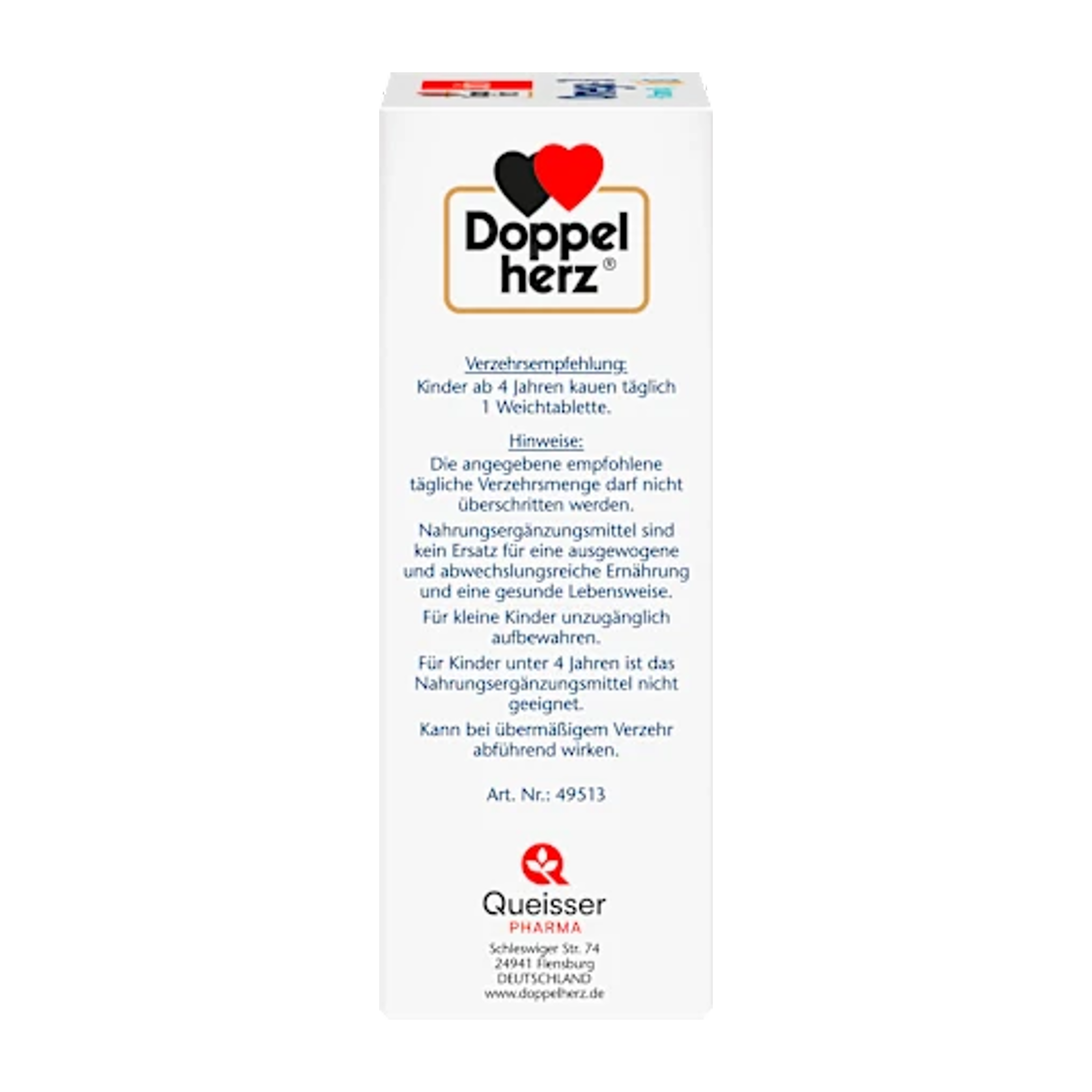 Doppelherz Omega-3 儿童凝胶片 63 片，适合 4 岁以上儿童