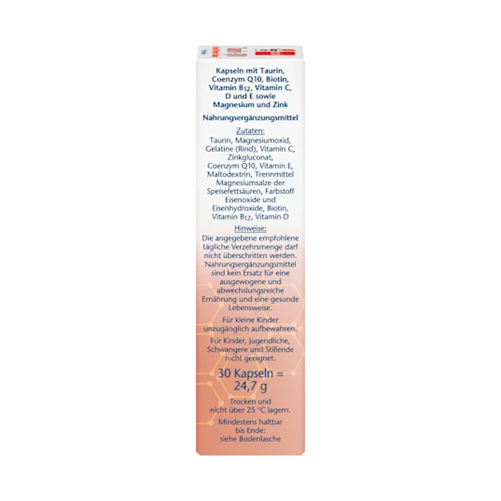 Doppelherz Taurine + Q10 Capsules 30 pcs x 2 packs