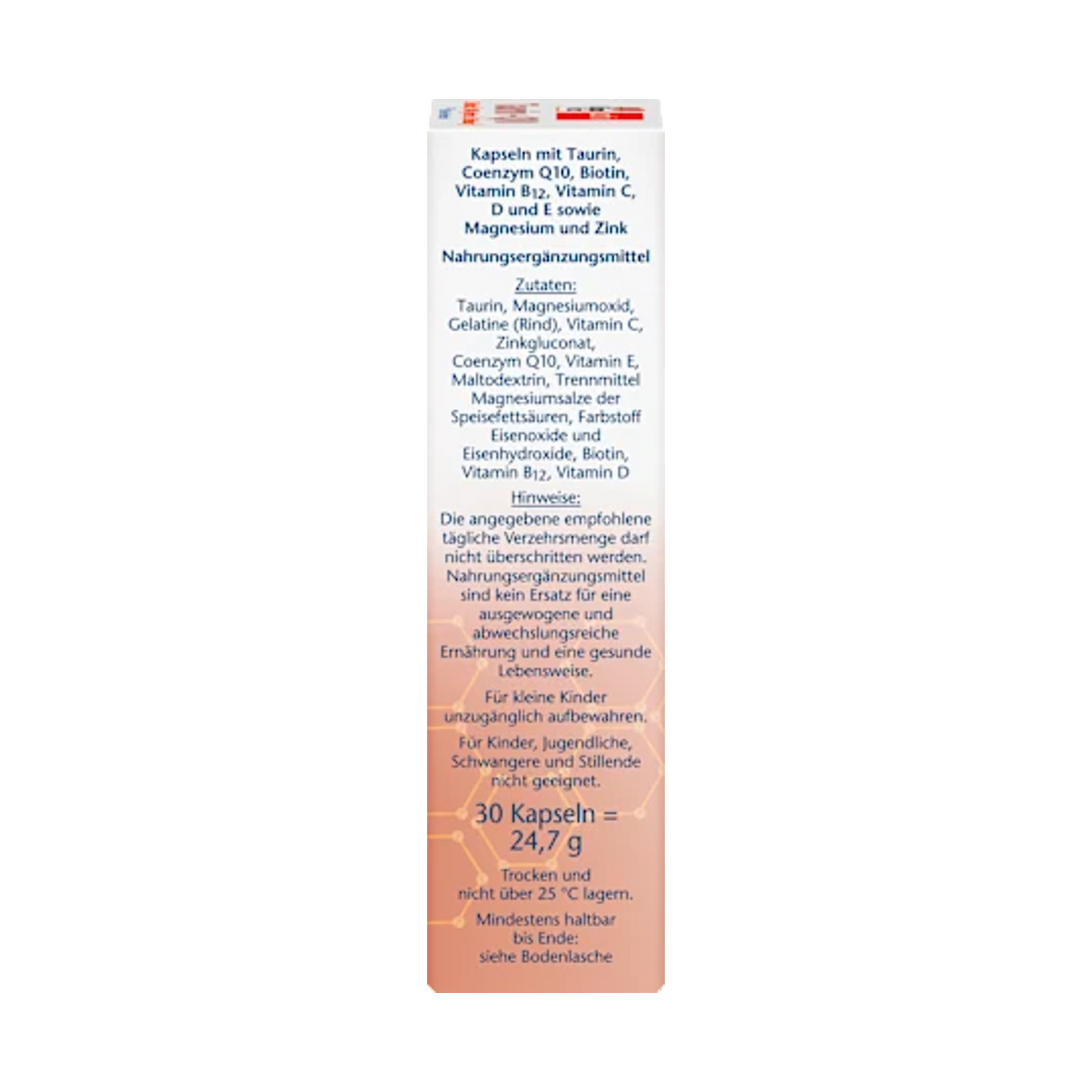 Doppelherz Taurine + Q10 Capsules 30 pcs x 2 packs