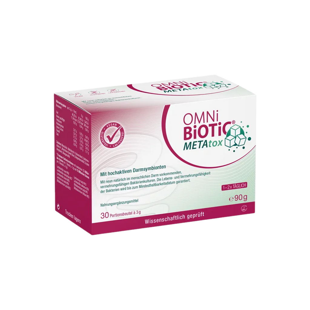 OMNi-BiOTiC METAtox | Metabolic Health Probiotic | 9 Live Probiotic Strains | 7.5 Billion CFU + Chromium | Gut Microbiome Support | 30 Sachets | PZN 17458393