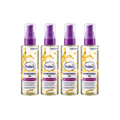 Balea Argan Oil Cleansing Oil 4-Pack 400ml | Fragrance-Free Facial Cleansing Oil | Removes Waterproof Makeup | Vegan 4x100ml