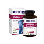 Gelencium Glucosamine, Chondroitin, Boswellia, Vitamin C, Vitamin D, Manganese & Selenium | Joint, Cartilage & Bone Support | 360 Capsules | PZN 19958786