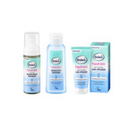 Balea Hautrein 3-Step Acne Care Set | Foaming Cleanser 150ml + Clarifying Toner 200ml + Anti-Blemish 24H Moisturizer 50ml | Complete Daily Skincare Routine