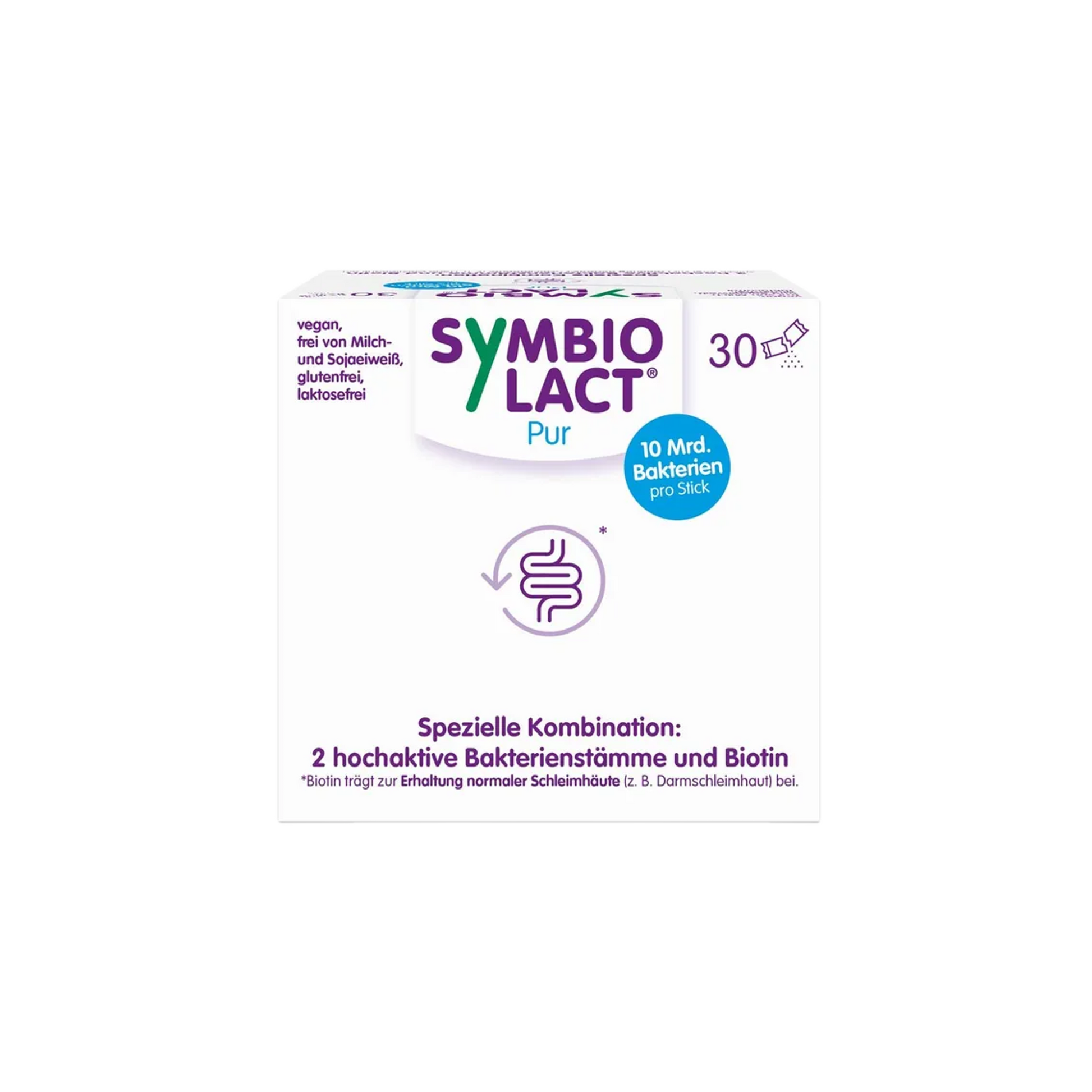 Symbiolact 纯净乳酸菌粉 30袋 PZN 01676248 不含牛奶和大豆蛋白、麸质和乳糖