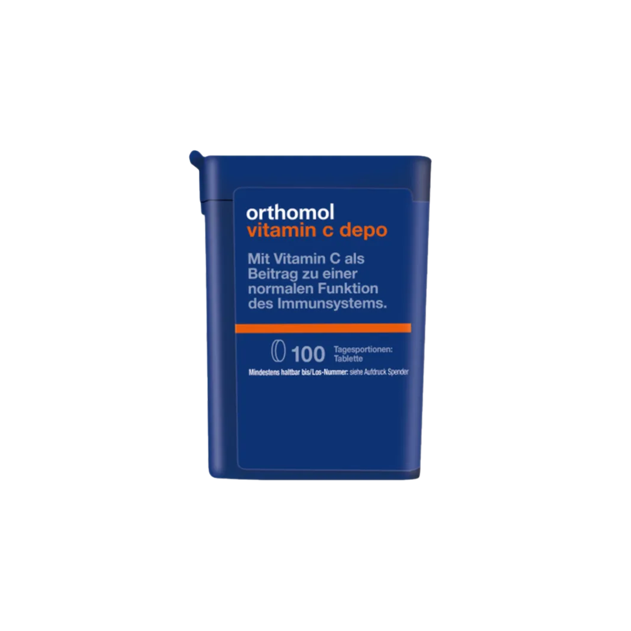 Orthomol Vitamin C Depo 100 Tablets | Sustained-Release Vitamin C | 225 mg Vitamin C + Citrus Bioflavonoids | Immune System & Antioxidant Support | PZN 01247300