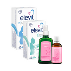 Elevit Pregnancy & Breastfeeding Ultimate Care Bundle | Elevit 2 + Elevit 3 + Weleda Pregnancy Body Oil + Weleda Breast Massage Oil | Complete Maternity Care | Made in Germany