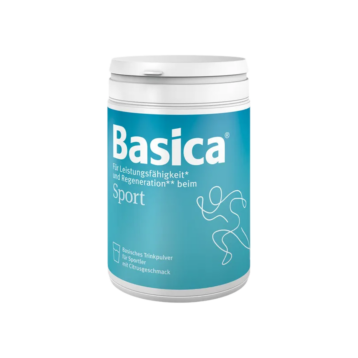 Basica Sport Powder 660g | Alkaline Electrolyte & Carbohydrate Drink | Magnesium, Potassium, Calcium, Vitamin C & B2 | Citrus Flavor | PZN 00937215
