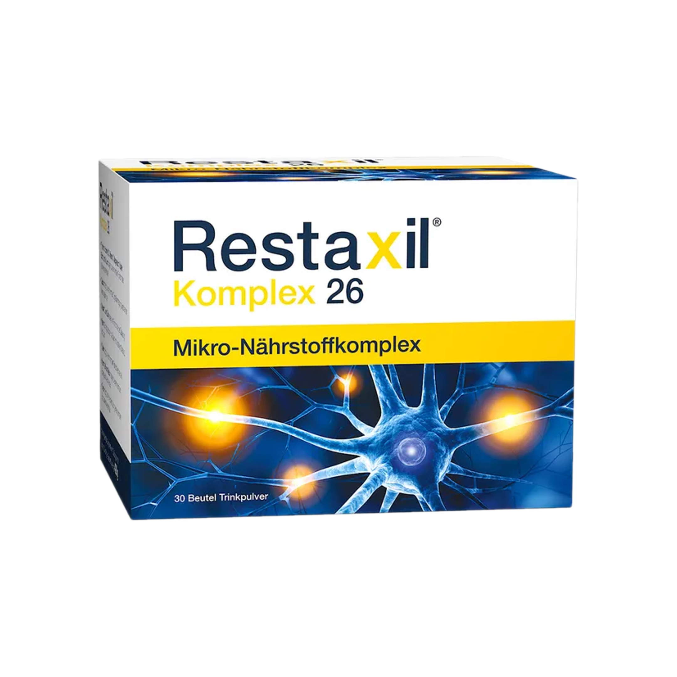 RESTAXIL Komplex 26 | Nerve Support Complex | Choline, Acetyl-L-Carnitine, B Vitamins, Magnesium & Zinc | 30 Sachets | PZN 11024363