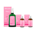 Weleda Complete Pregnancy Care Bundle | Pregnancy Body Oil + Perineal Massage Oil + Breast Massage Oil | Natural Maternity Care Made in Germany