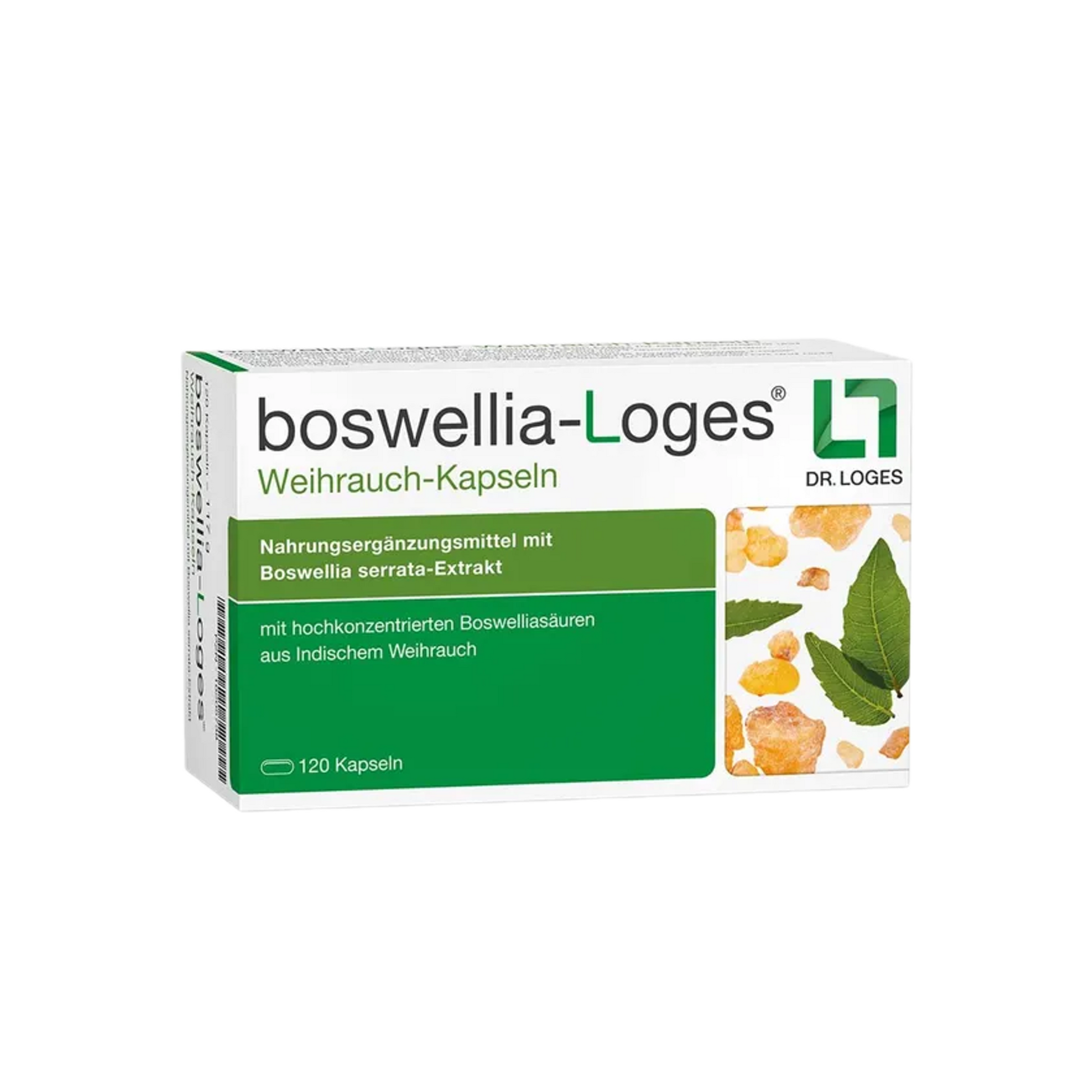 boswellia-Loges Boswellia Capsules | High-Strength Boswellia Serrata Extract | 80% Boswellic Acids | Advanced Micellar Formula | 120 Capsules | PZN 16205738