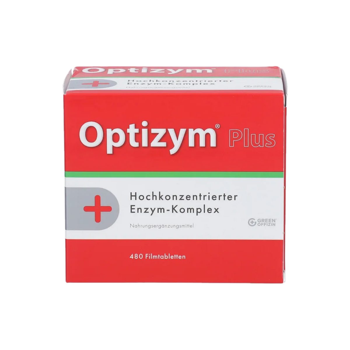 Optizym Plus | High-Strength Enzyme Complex | 6 Enzymes + Zinc & Selenium | Papain, Bromelain & Pancreatin | 480 Tablets | PZN 13879962
