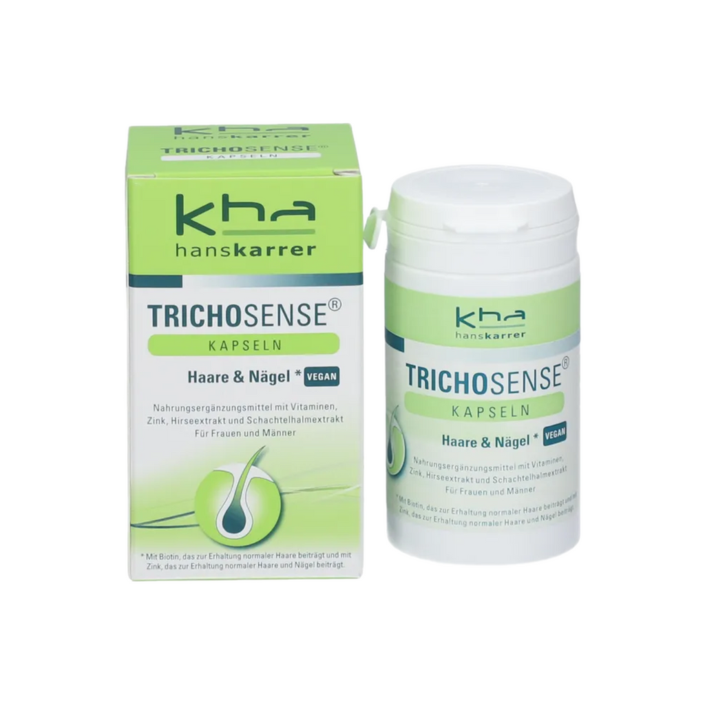 TRICHOSENSE Hair Support Capsules 60 Vegan Capsules | Biotin, Zinc & Horsetail Extract | Daily Hair Nutrition PZN 08884381