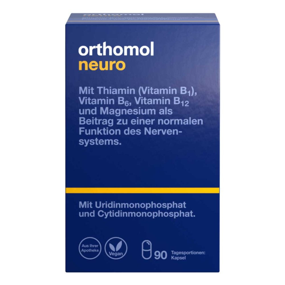 Orthomol 傲视宝神经营养素胶囊，90 粒 PZN 19440931