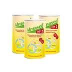 Almased Typ 2 Nutritional Shake | Soy Protein, Yogurt & Honey with Vitamins & Minerals | Low GI 27 | 3 × 500 g | PZN 16777920
