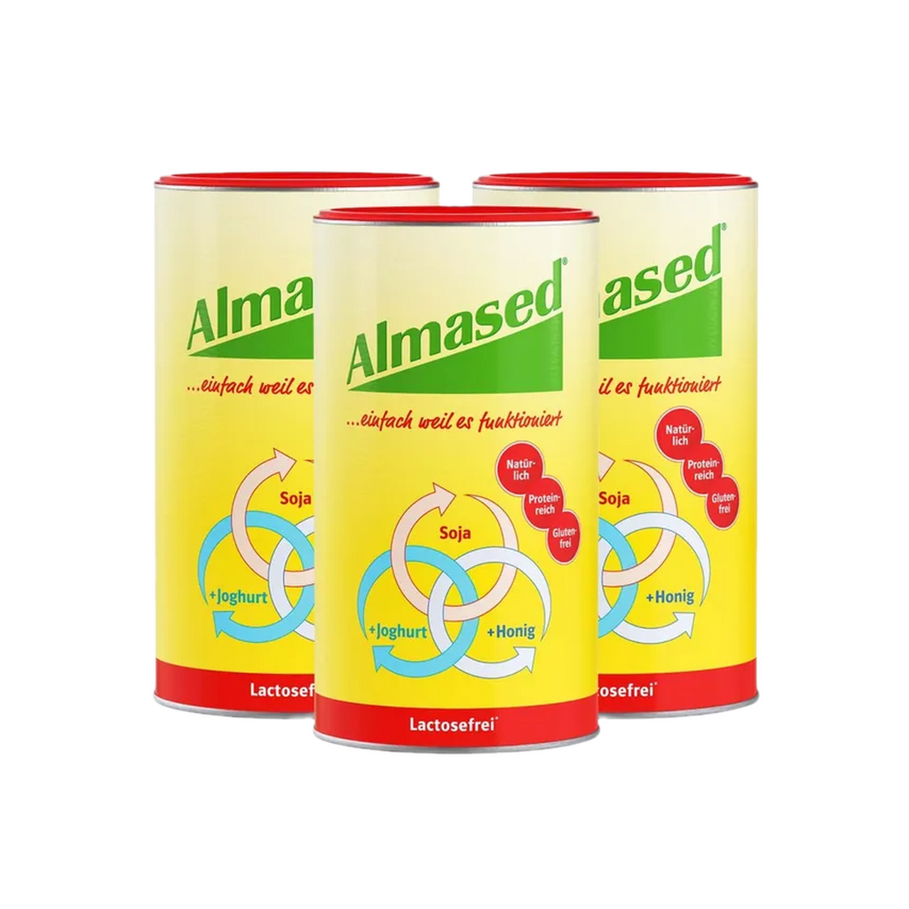 Almased Vital Lactose-Free Protein Shake | Soy, Yogurt & Honey with 23 Vitamins & Minerals | Gluten Free | 3 × 500 g | 30 Servings | PZN 12344348