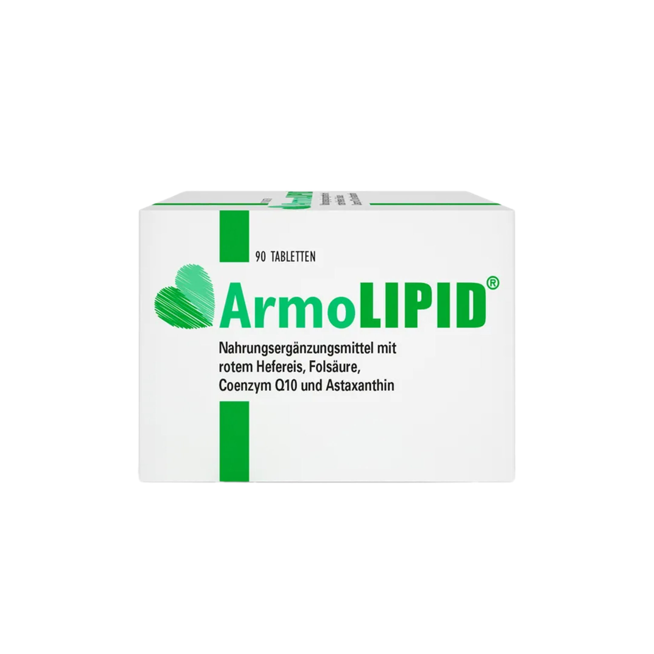 ArmoLIPID | Red Yeast Rice with Monacolins, Folic Acid, CoQ10 & Astaxanthin | 90 Tablets | PZN 12477635
