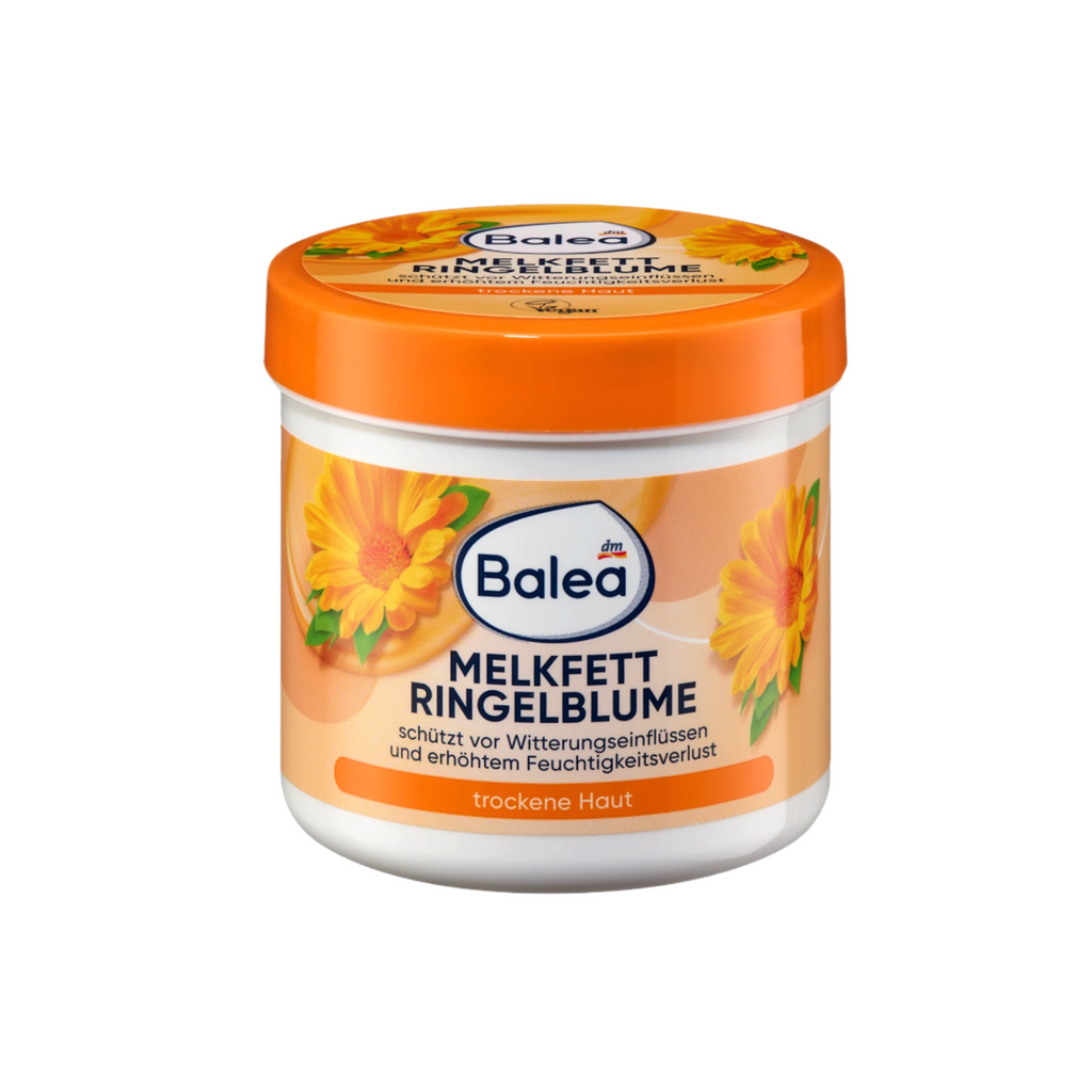 Balea Calendula Skin Protection Cream | Intensive Care for Dry & Stressed Skin | Cold Weather Protection & Massage Cream | Calendula + Vitamin E | Vegan | 250 ml