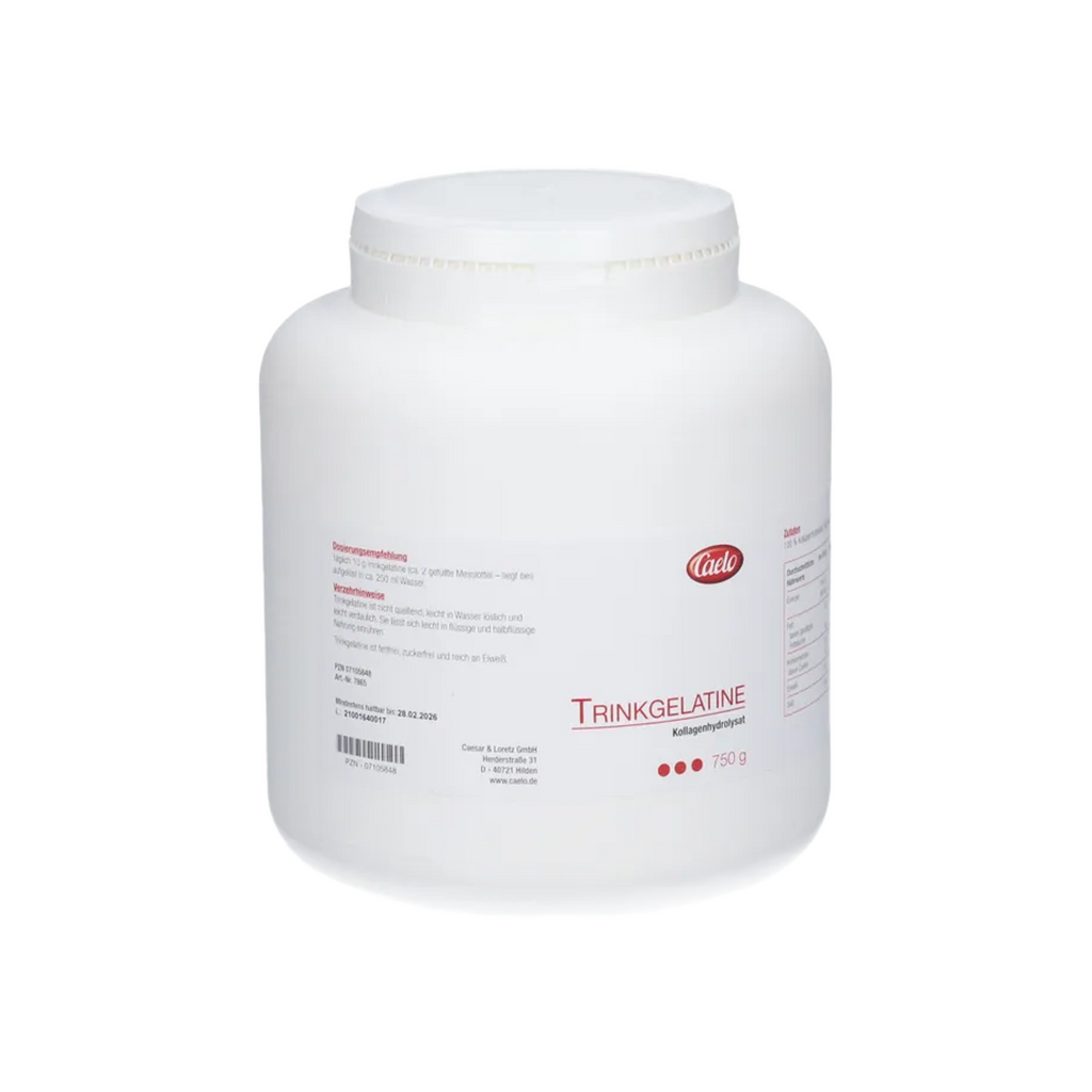 Caelo Drinking Gelatin | 100% Bovine Collagen Hydrolysate | High-Protein Collagen Powder | 750 g | PZN 07105848
