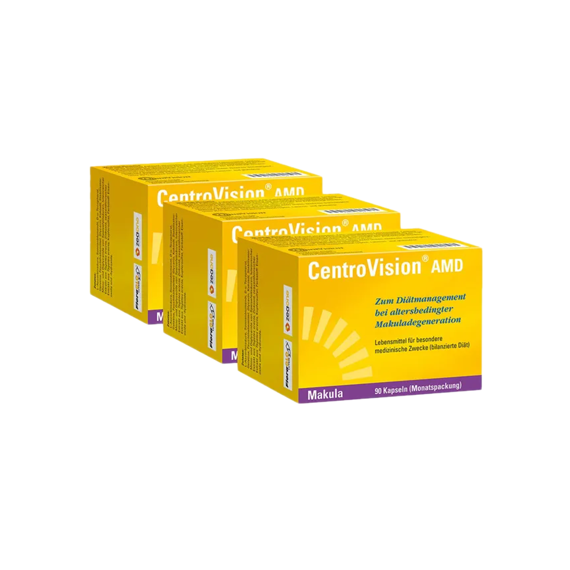 CentroVision AMD | AREDS2-Based Formula with Lutein & Zeaxanthin | 270 Capsules | PZN 15401288