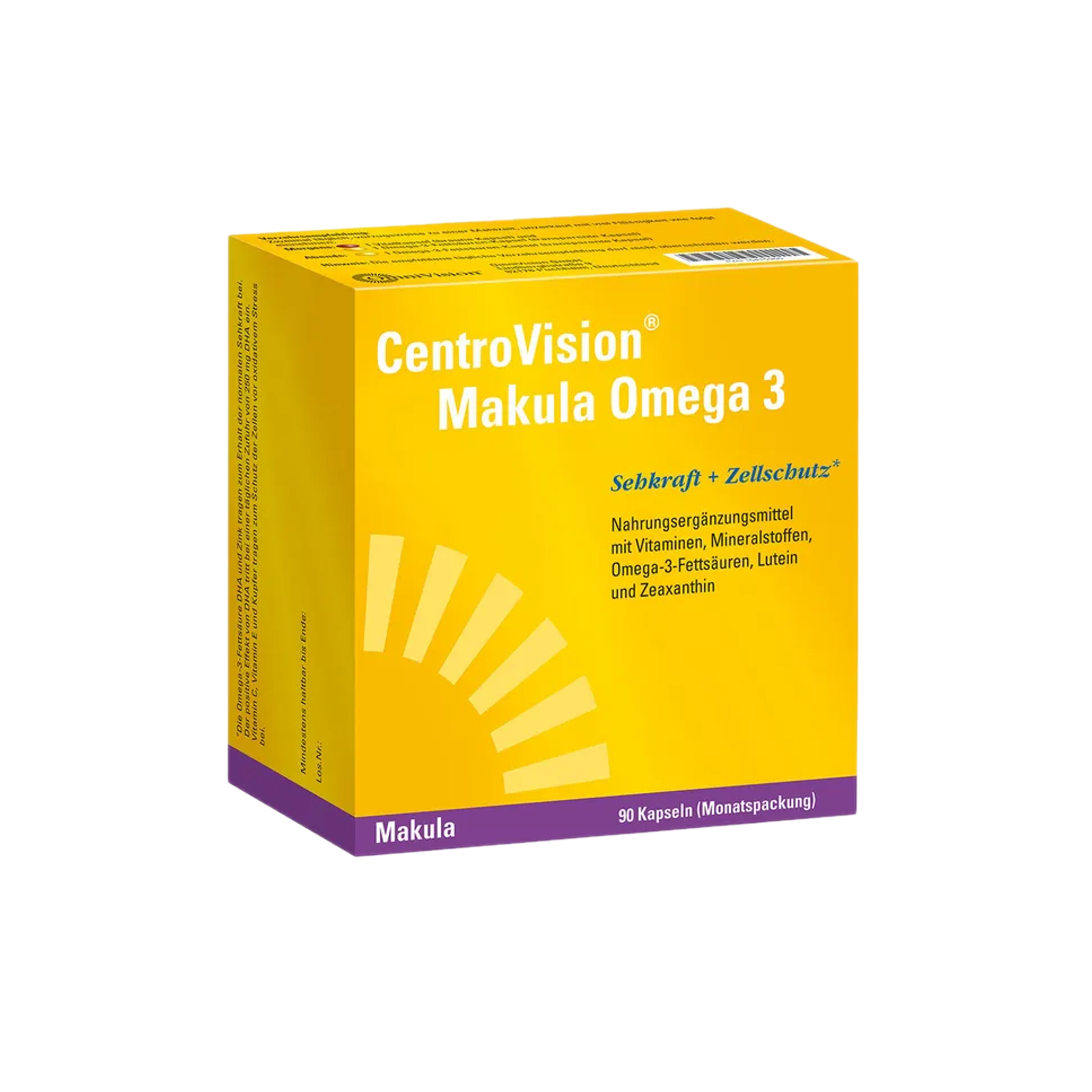 Centrovision 黄斑 Omega-3 胶囊，90 粒 PZN 15415965