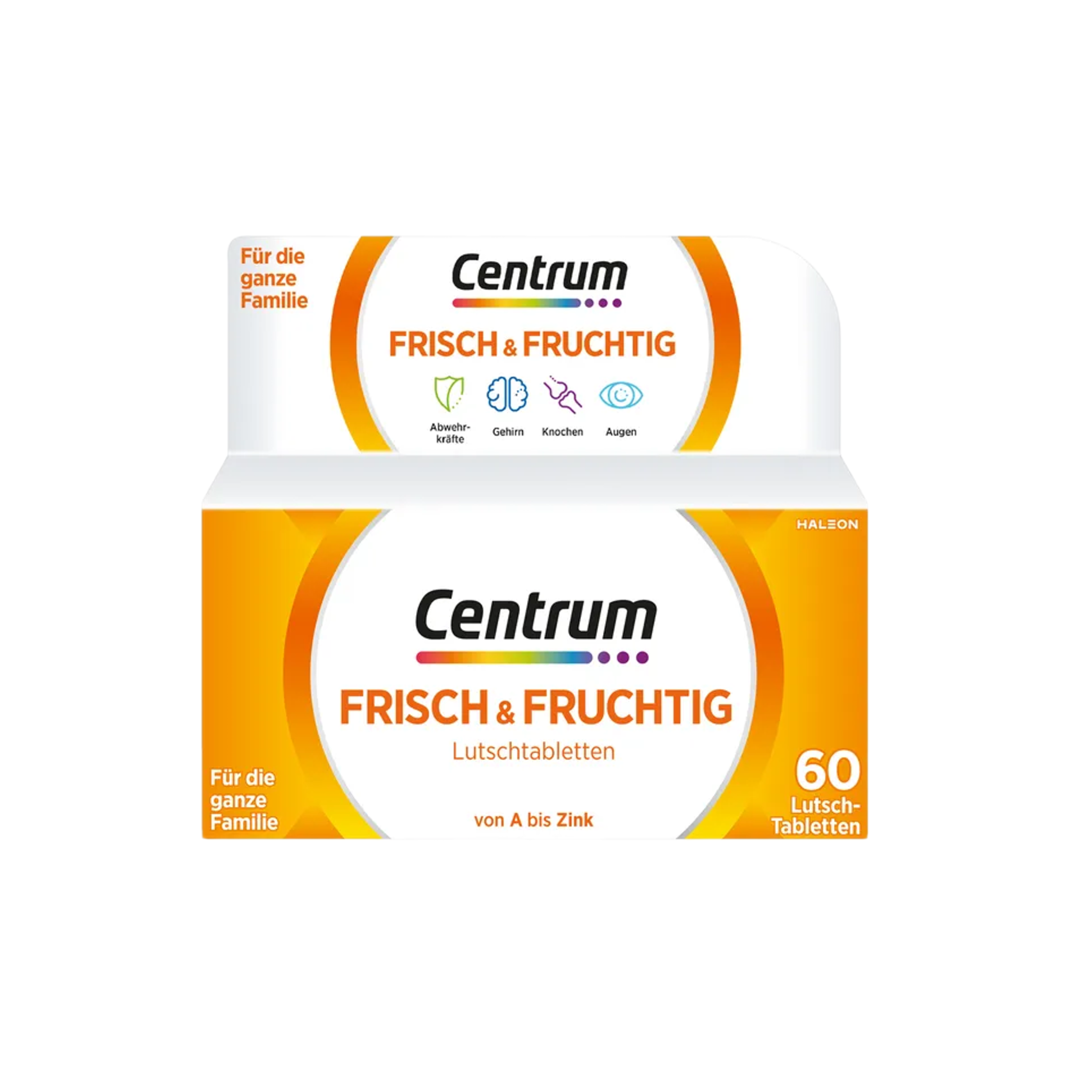 Centrum 复合维生素矿物质微量元素含片60粒 清新果味 4岁以上 PZN 07687589