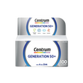 Centrum Generation 50+ | Complete Multivitamin & Minerals for Adults Over 50 | Energy, Immune, Brain & Vision Support | 100 Tablets | PZN 14170533