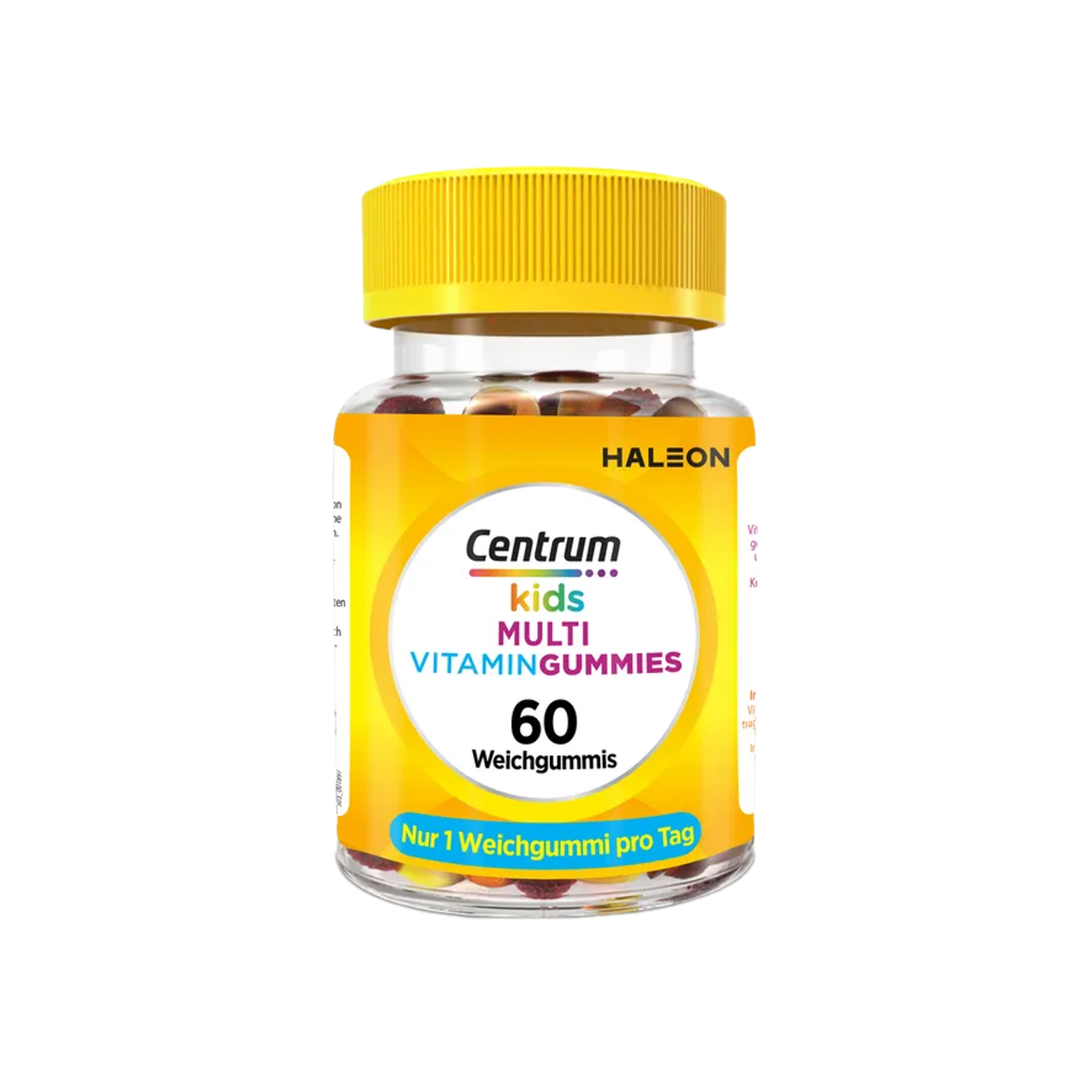 Centrum Kids Multi Vitamin Gummies | 8 Vitamins + Zinc & Iodine | Immune & Bone Support for Children 4+ | 60 Gummies | PZN 18739881