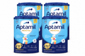 Aptamil Kindermilch 1+ Toddler Milk 800 g × 4 Cans | From 1 Year | GOS/FOS Prebiotics | DHA, Vitamins A, C & D | Toddler Nutrition | Made in Germany | PZN 16396365