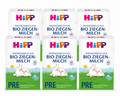 HiPP Organic Goat Milk PRE Infant Formula 400 g × 6 Boxes | From Birth | A2 Goat Milk, Organic GOS, DHA & ARA | EU Organic | Made in Germany | GTIN 4062300417311