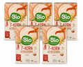 dmBio Organic 7-Grain Baby Cereal 250 g × 5 Boxes | From 6 Months | Organic Whole Grain Multi-Grain Cereal | Vitamin B1 | No Added Sugar | Vegan | Made in Austria