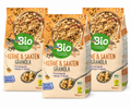 dmBio Seeds & Kernels Granola 500 g × 3 Bags | Organic Crunchy Granola | High in Protein | Source of Omega-3 | Vegan | Oven Baked | Made in Austria
