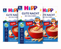 HiPP Organic Good Night Milk Cereal Oat & Apple 450 g × 3 Boxes | From 6 Months | Organic Milk Cereal | Oat & Apple | Complete Evening Meal | No Added Sugar | Made in Croatia