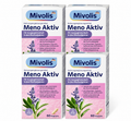 Mivolis Meno Aktiv Capsules 240 Capsules | 4 × 60 Capsules | Menopause Support with Sage, Soy Isoflavones, Calcium & Vitamins | Made in Germany