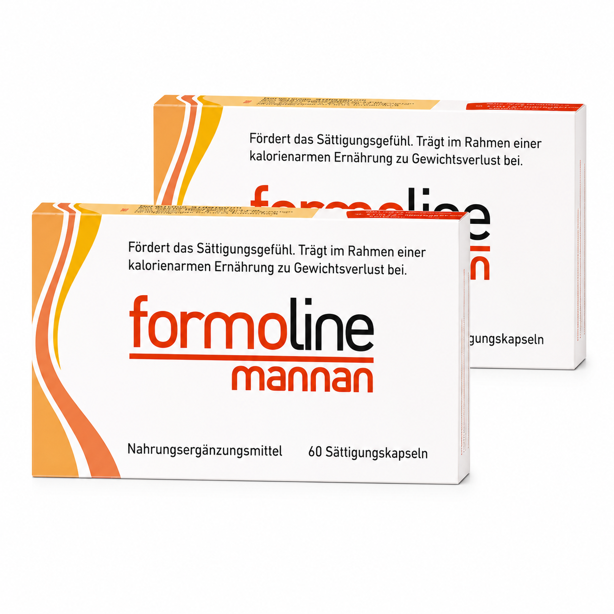 Formoline Mannan Capsules 120 Capsules Double Pack | 2 × 60 Capsules | Konjac Glucomannan | Satiety & Weight Management Support | Made in Germany | PZN 09948479