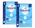 Aptamil PRE Infant Formula 2400g  | Double Pack 2 × 1.2 kg | From Birth | Palm Oil Free Lactose Only | Made in Germany