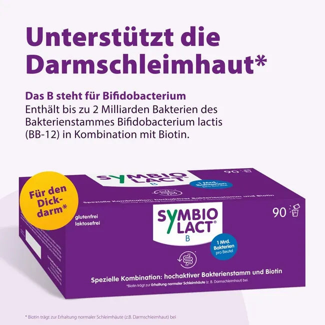 SymbioLact B 乳酸菌生物素共生粉 30袋 x 3克 PZN 00171888