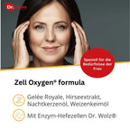 Dr. Wolz Zell Oxygen Formula | Women's Wellness Formula | Enzyme Yeast Cells, Royal Jelly & Millet Extract | With Biotin & Vitamin D3 | 14 Drinking Ampoules | PZN 00275659