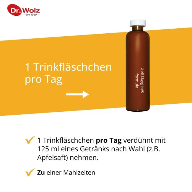 Zell Oxygen细胞酵母浓缩果蔬汁 14x20ml PZN 00275659