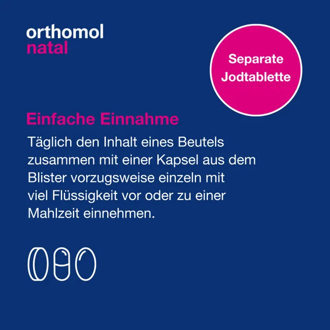 德国原装 Orthomol 家庭备孕套装 90天用量 | 备孕夫妇营养支持 | Orthomol fertil男士提高精子活力综合营养素 + Orthomol Natal女士备孕综合营养素 | PZN 2166756 + 17206467