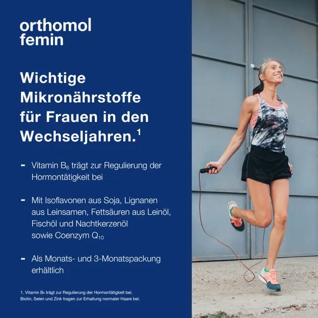 Orthomol Femin Capsules 60 pcs | Women’s Hormonal Balance & Cellular Protection Support | PZN 01298993