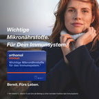 Orthomol Immun | Immune Support with Vitamin C, D & Zinc | 25 Nutrients | Granules | 30 Daily Sachets | PZN 01319962