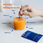 Orthomol Immun | Immune Support with Vitamin C, D & Zinc | 25 Nutrients | Granules | 30 Daily Sachets | PZN 01319962